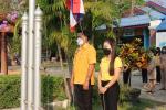 กิจกรรมเคารพธงชาติ สวดมนต์ แผ่เมตตา ณ สำนักงานเทศบาลตำบลก้อ
